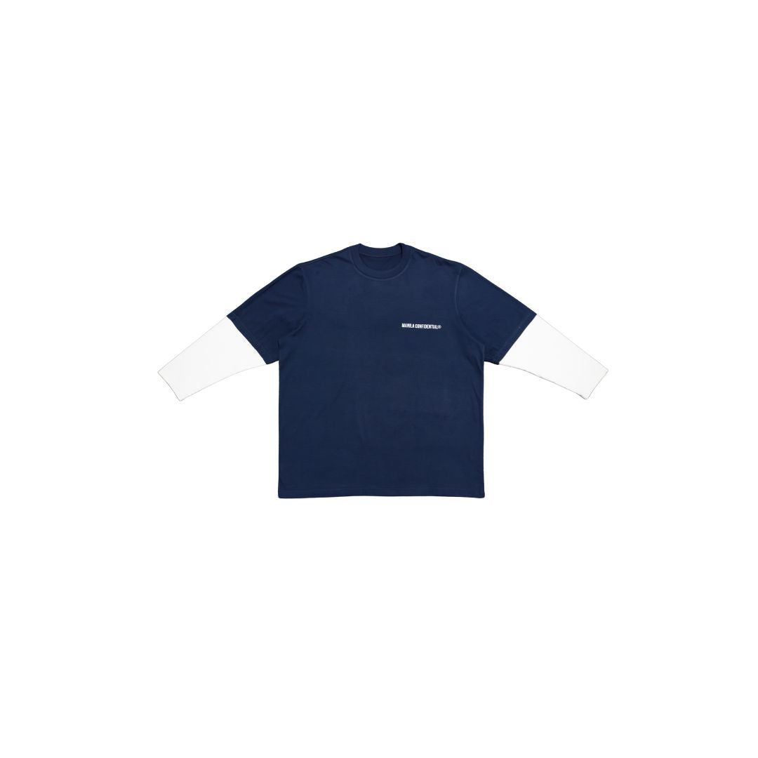 Layered Longsleeve Shirt - Corduroy Sleeve