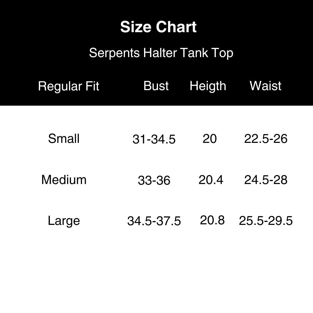 Serpents Halter Tank Top