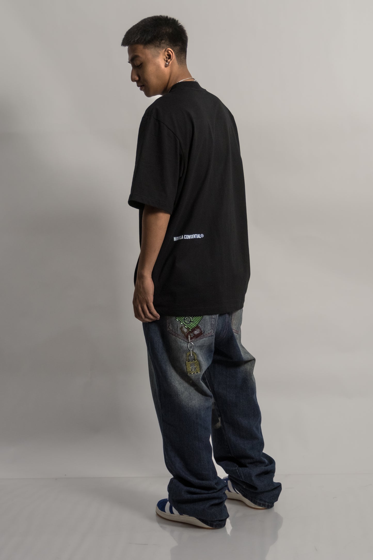 Snakeskin Logo Tee - Oversized Fit