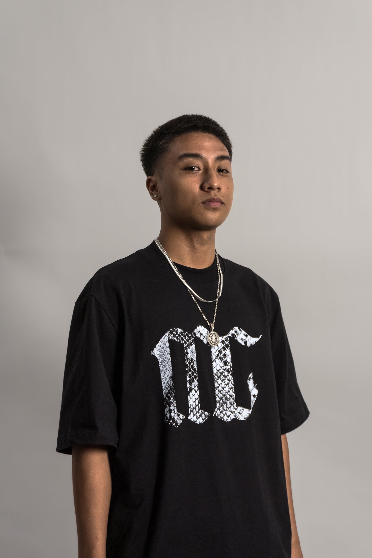 Snakeskin Logo Tee - Oversized Fit