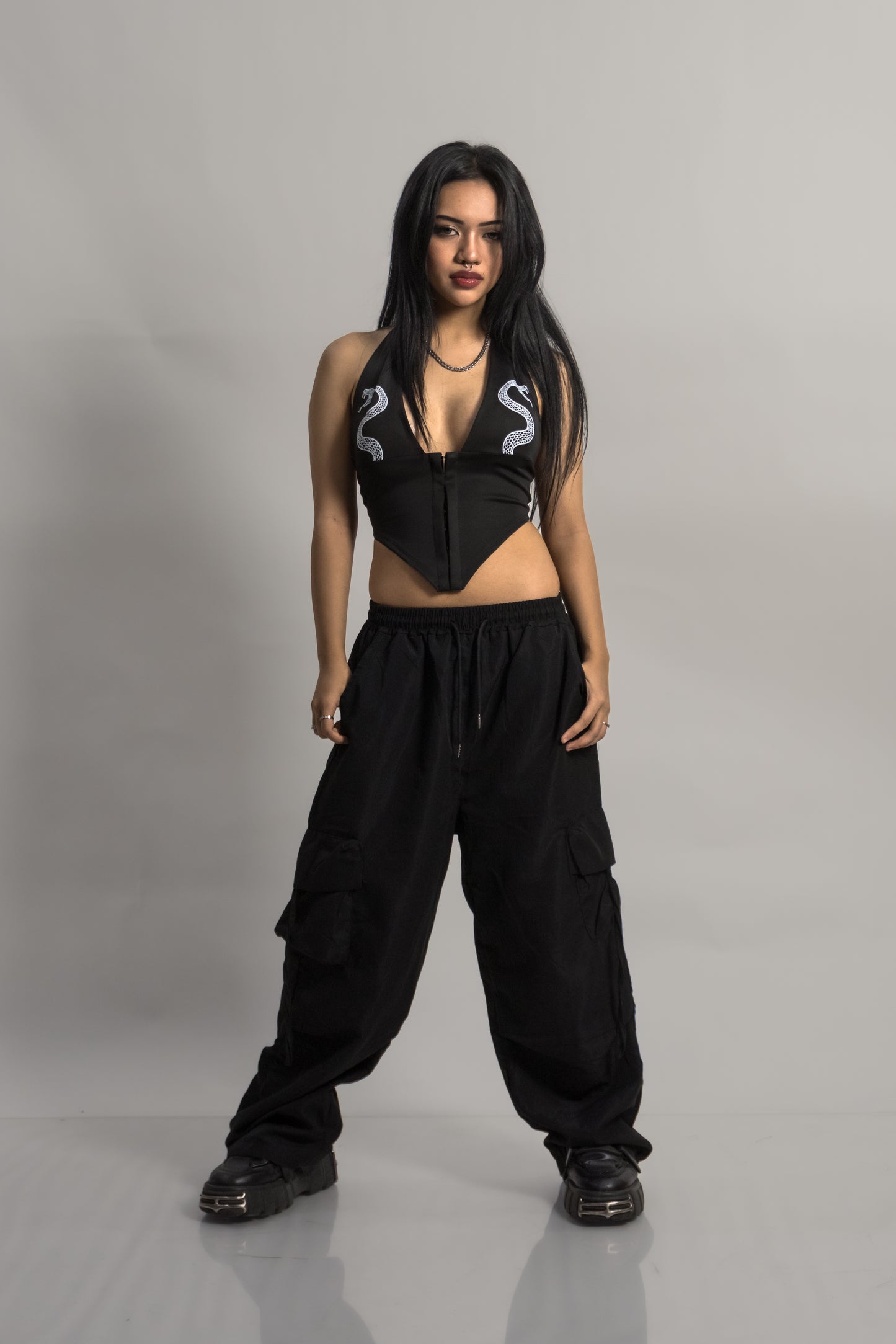 Serpents Halter Tank Top