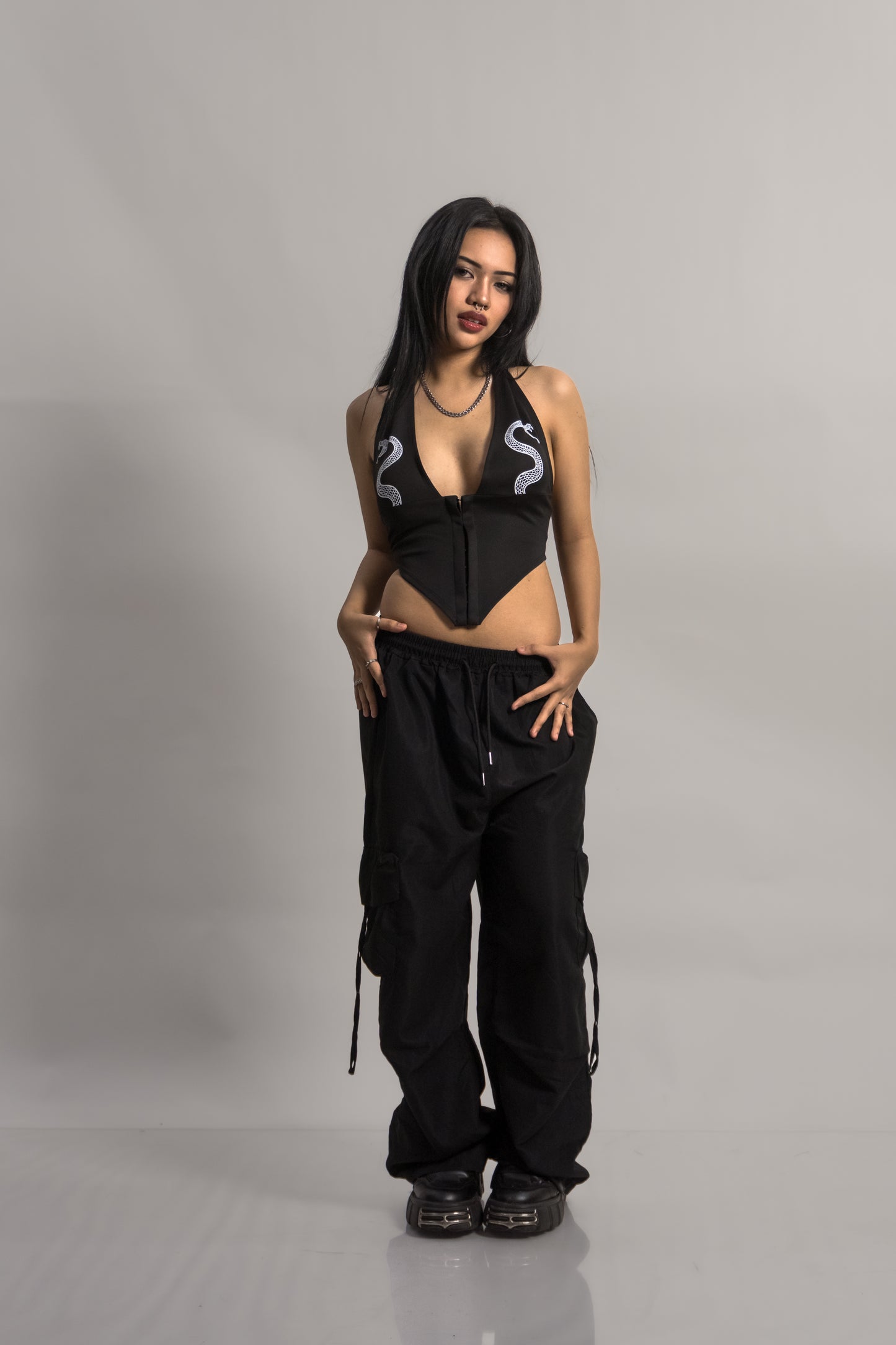 Serpents Halter Tank Top
