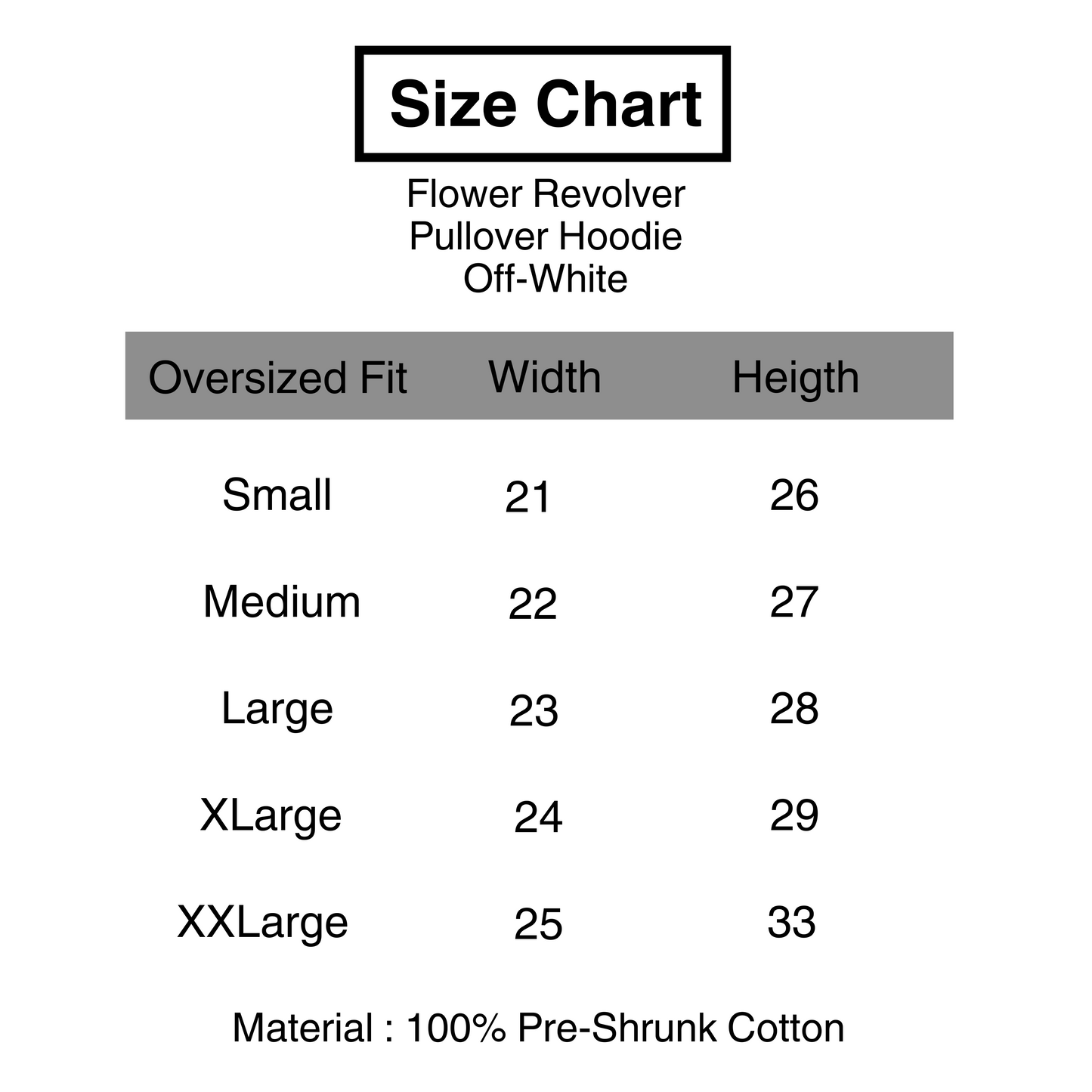 Flower Revolver Classic Pullover Hoodie - Off-White