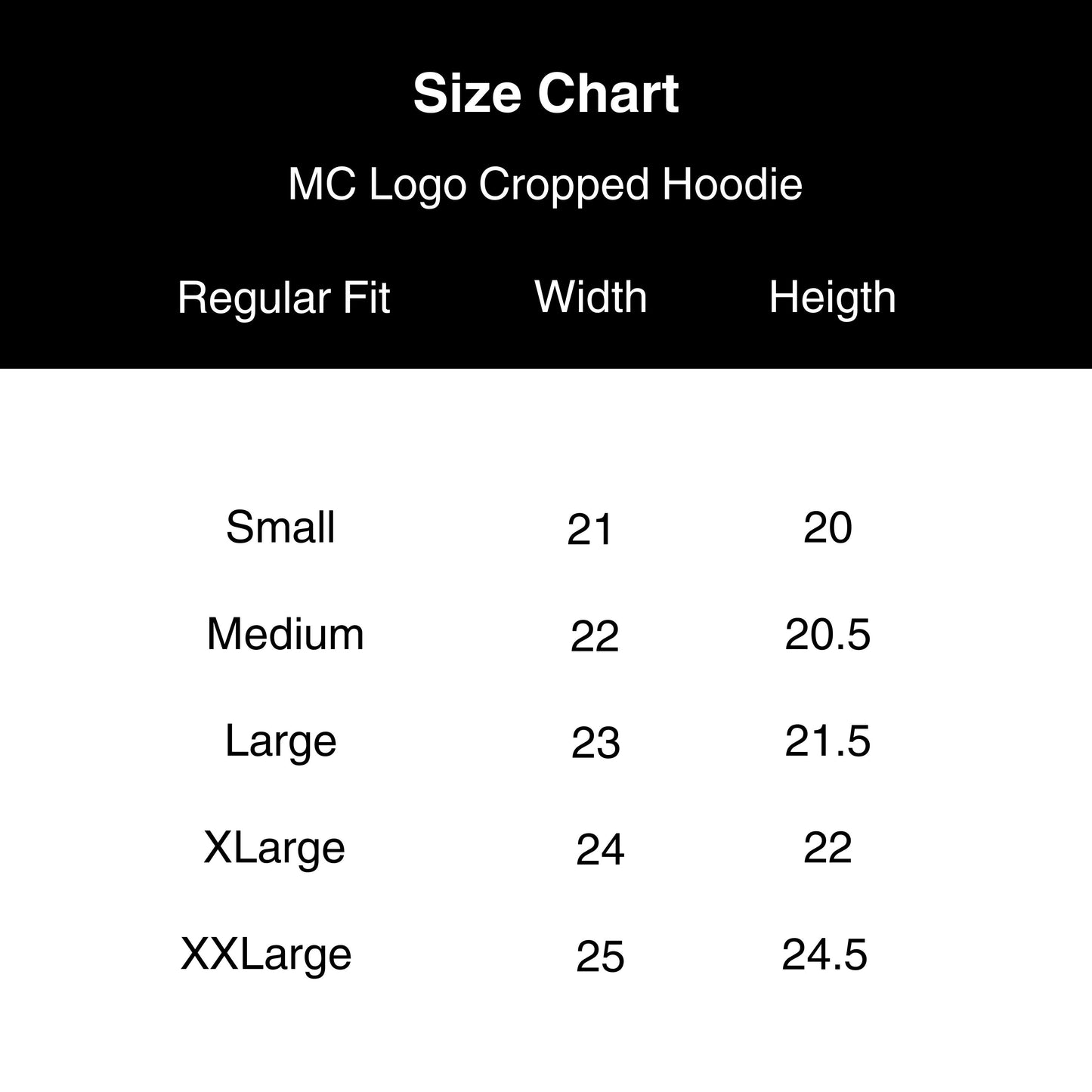 MC Logo Cropped Hoodie