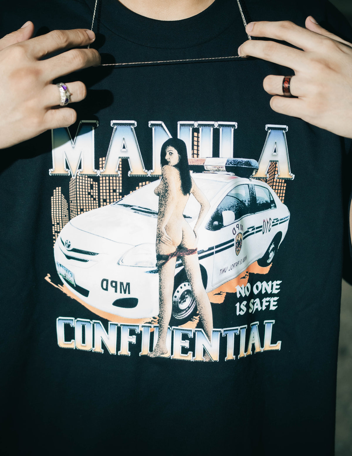 Manila Cop Car - Oversized Tee
